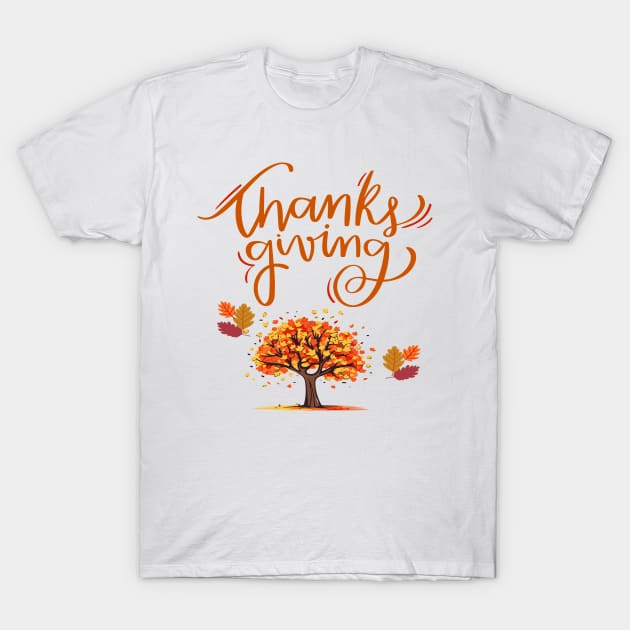 Happy Thanks giving T-Shirt by Shop-now-4-U 